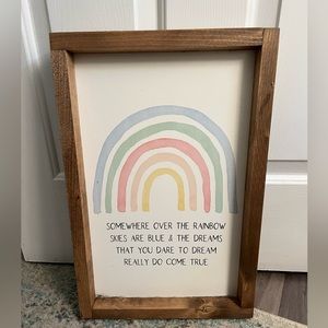 Somewhere over the rainbow decor